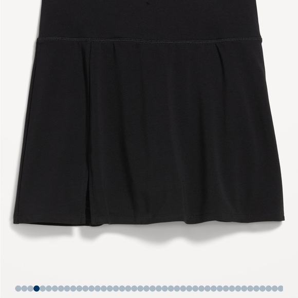 NWT OLD NAVY Extra High-Waisted PowerChill Skort COLOR Black Jack - Picture 5 of 11